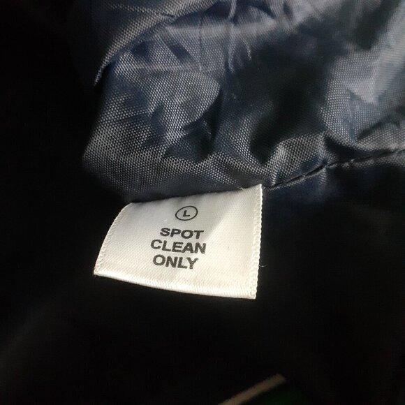 Ame & Lulu Charles River Navy White Stripe Kelly Green New Englander Tote Bag - Picture 10 of 14